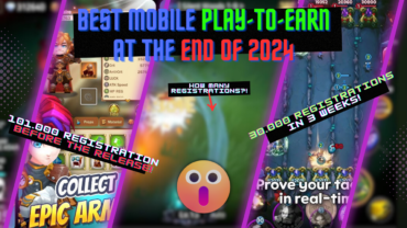 MOBILNE gry Play-To-Earn o których najgłośniej na koniec 2024 roku! AIRDROPY