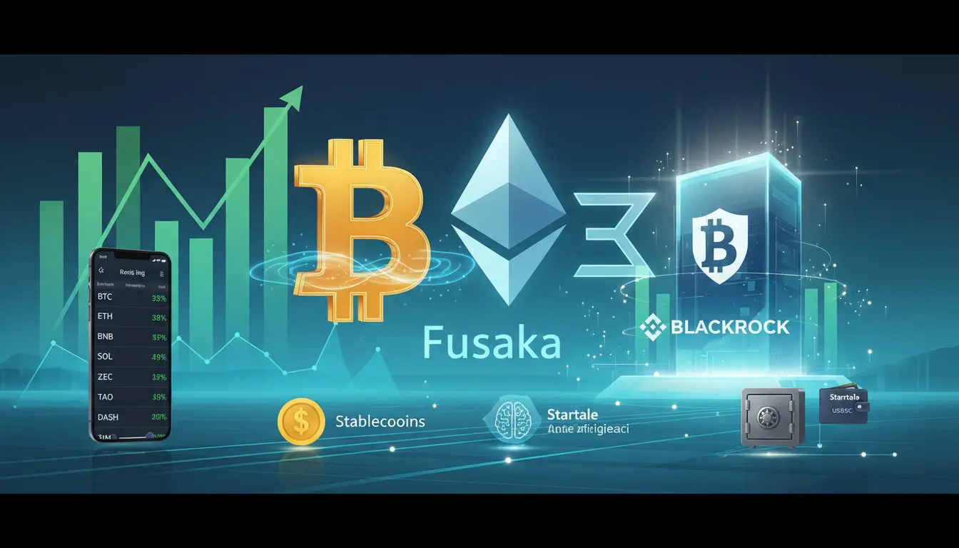 BlackRock Stawia na Ryzyko! Polymarket Rusza z Aplikacją w USA! Kryptowaluty Nadal na Zielono!