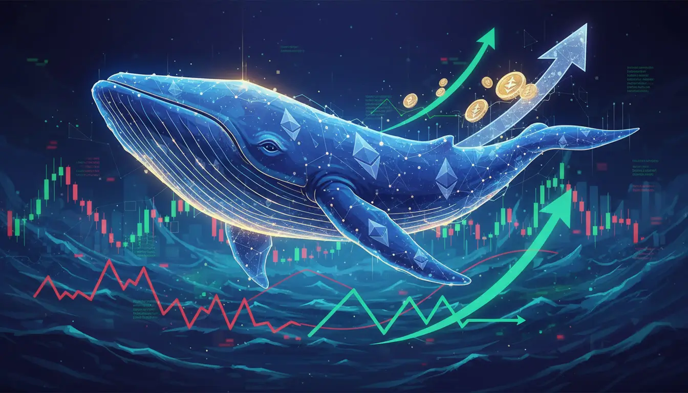 Ethereum: Wieloryby Wracają do Gry po Poniedziałkowej Wyprzedaży